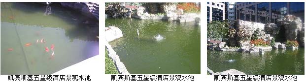北京凯宾斯基五星级酒店景观水池